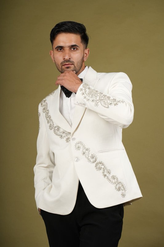 hand work tuxedo